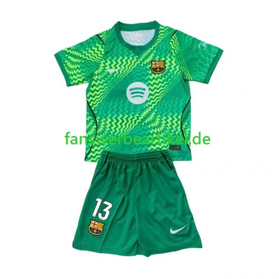 Wojciech Szczesny 13 Torwart Trikot FC Barcelona Kinder Heimausrüstung 2026-2027 Kurzarm