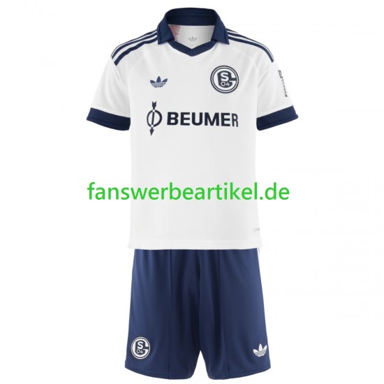 FC Trikot Schalke 04 Kinder Auswärtsausrüstung 2026-2027 Kurzarm