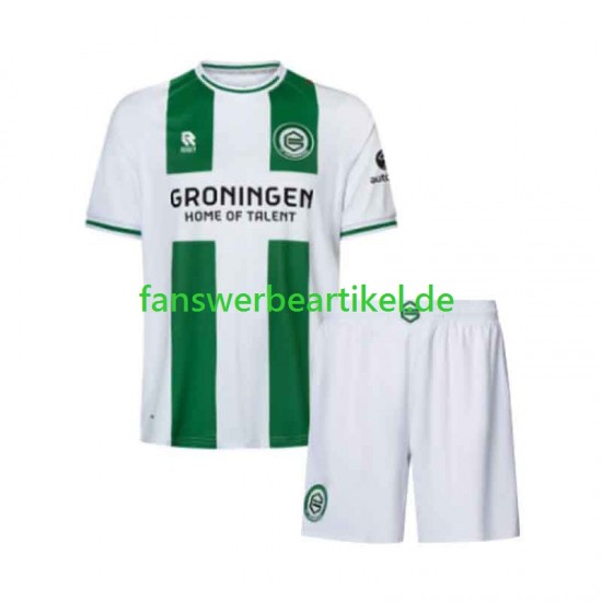 Groningen Trikot Kinder Heimausrüstung 2026-2027 Kurzarm