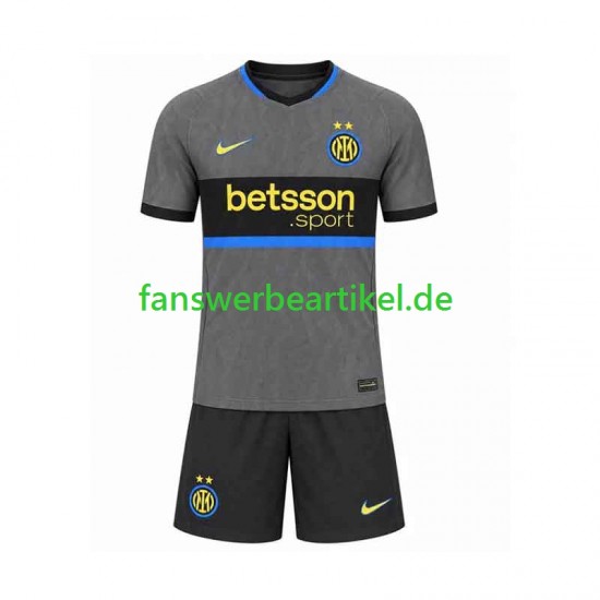 Trikot Inter Mailand Kinder Ausweich ausrüstung 2026-2027 Kurzarm
