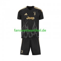 Trikot Juventus Turin Kinder Ausweich ausrüstung 2026-2027 Kurzarm