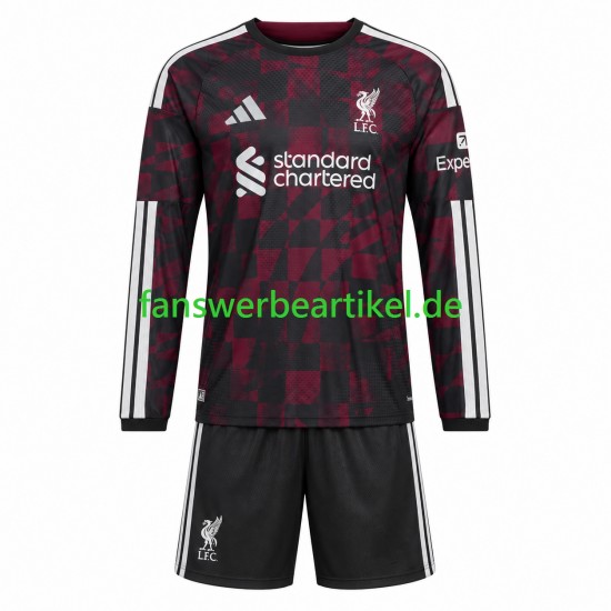 Trikot Liverpool Kinder Ausweich ausrüstung 2026-2027 Langarm