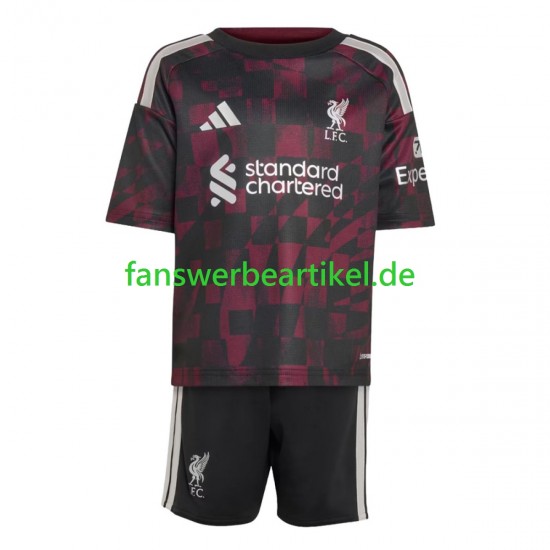 Trikot Liverpool Kinder Ausweich ausrüstung 2026-2027 Kurzarm