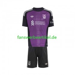 Torwart Trikot Liverpool Kinder Auswärtsausrüstung 2026-2027 Kurzarm