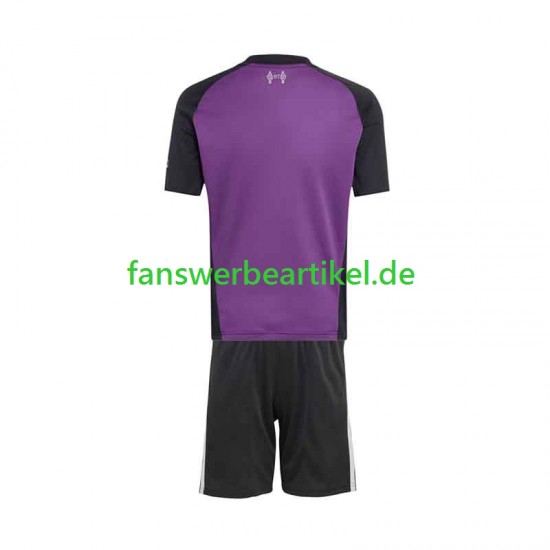 Torwart Trikot Liverpool Kinder Auswärtsausrüstung 2026-2027 Kurzarm