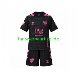 Trikot Málaga CF Kinder Ausweich ausrüstung 2026-2027 Kurzarm