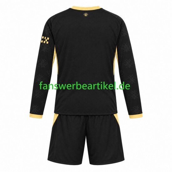 Trikot Manchester City Kinder Auswärtsausrüstung 2026-2027 Langarm
