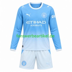 Trikot Manchester City Kinder Heimausrüstung 2026-2027 Langarm