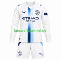 Trikot Manchester City Kinder Ausweich ausrüstung 2026-2027 Langarm