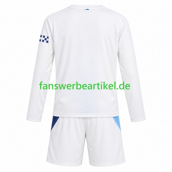 Trikot Manchester City Kinder Ausweich ausrüstung 2026-2027 Langarm