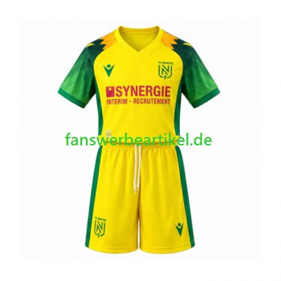 Trikot Nantes Kinder Heimausrüstung 2026-2027 Kurzarm