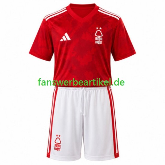 Trikot Nottingham Forest Kinder Heimausrüstung 2026-2027 Kurzarm