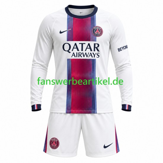 Trikot Paris Saint-Germain Kinder Auswärtsausrüstung 2026-2027 Langarm