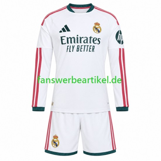 Trikot Real Madrid Kinder Heimausrüstung 2026-2027 Langarm