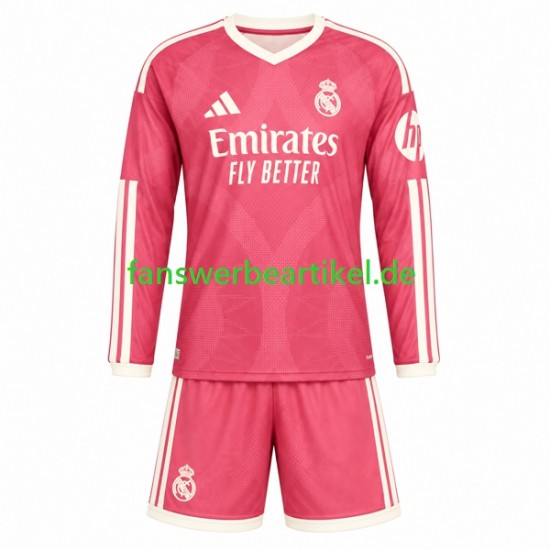 Trikot Real Madrid Kinder Ausweich ausrüstung 2026-2027 Langarm