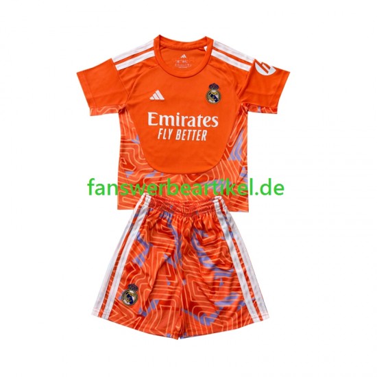 Torwart Trikot Real Madrid Kinder Heimausrüstung 2026-2027 Kurzarm