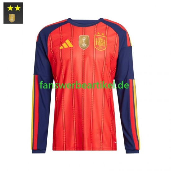 Trikot Spanien Herren Heimausrüstung 2026-2027 Langarm