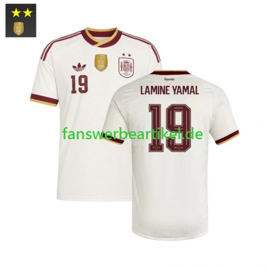 Lamine Yamal 19 Trikot Spanien Herren Auswärtsausrüstung 2026-2027 Kurzarm