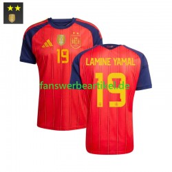 Lamine Yamal 19 Trikot Spanien Herren Heimausrüstung 2026-2027 Kurzarm