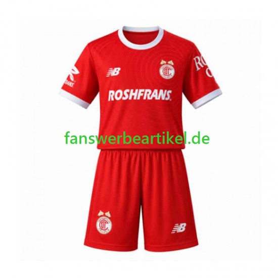 Toluca Trikot Kinder Heimausrüstung 2026-2027 Kurzarm