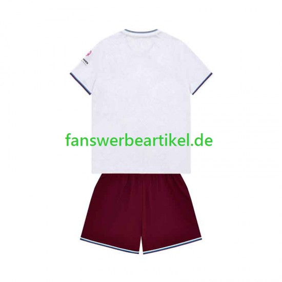 Trikot West Ham United Kinder Auswärtsausrüstung 2026-2027 Kurzarm