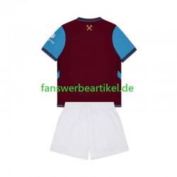 Trikot West Ham United Kinder Heimausrüstung 2026-2027 Kurzarm