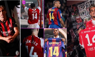 Alle wählten das Trikot mit der Nummer 14