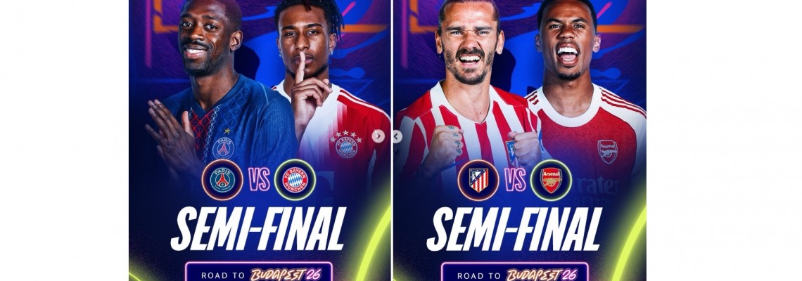 Die Halbfinalisten der Champions League stehen fest!