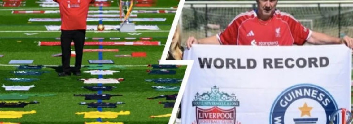 Fan-Trikotsammlung stellt Guinness-Weltrekord auf