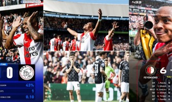 Feyenoord besiegte den Erzrivalen Ajax mit 6:0