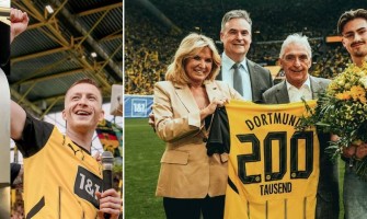 Reus spendiert den Fans nach dem Abschied zu Hause ein Bier