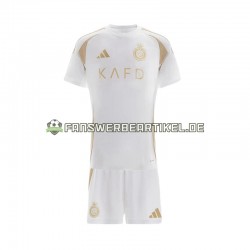 Trikot Al-Nassr Kinder Ausweich ausrüstung 2024-2025 Kurzarm