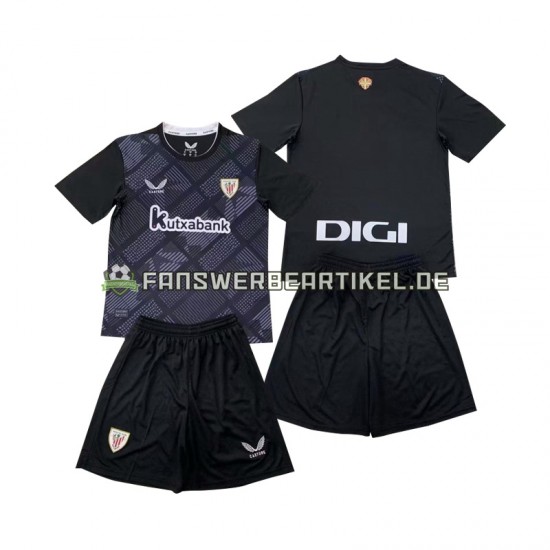 Torwart Trikot Athletic Bilbao Kinder Heimausrüstung 2024-2025 Kurzarm