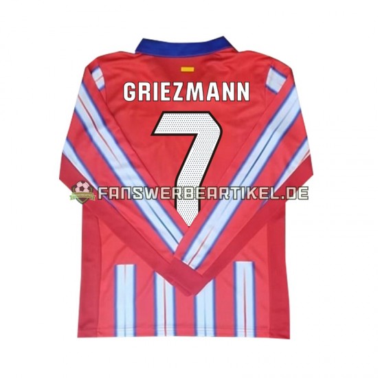 Antoine Griezmann 7 Trikot Atlético Madrid Herren Heimausrüstung 2024-2025 Langarm