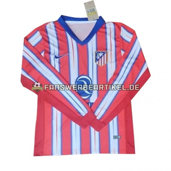 Trikot Atlético Madrid Herren Heimausrüstung 2024-2025 Langarm