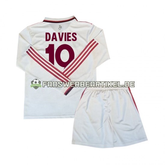 Davies 19 Trikot FC Bayern München Kinder Ausweich ausrüstung 2024-2025 Langarm