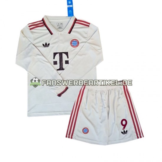 Kane 9 Trikot FC Bayern München Kinder Ausweich ausrüstung 2024-2025 Langarm