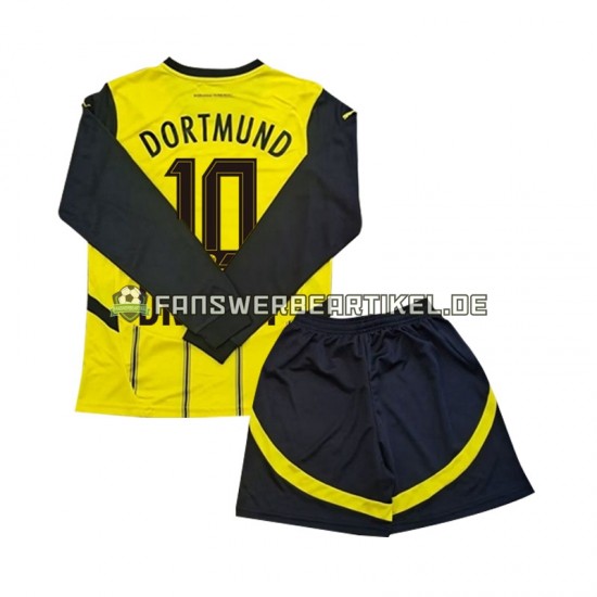 Julian Brandt 10 Trikot Borussia Dortmund Kinder Heimausrüstung 2024-2025 Langarm