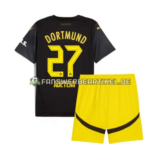 Karim Adeyemi 27 Trikot Borussia Dortmund Kinder Auswärtsausrüstung 2024-2025 Kurzarm