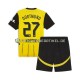 Karim Adeyemi 27 Trikot Borussia Dortmund Kinder Heimausrüstung 2024-2025 Kurzarm