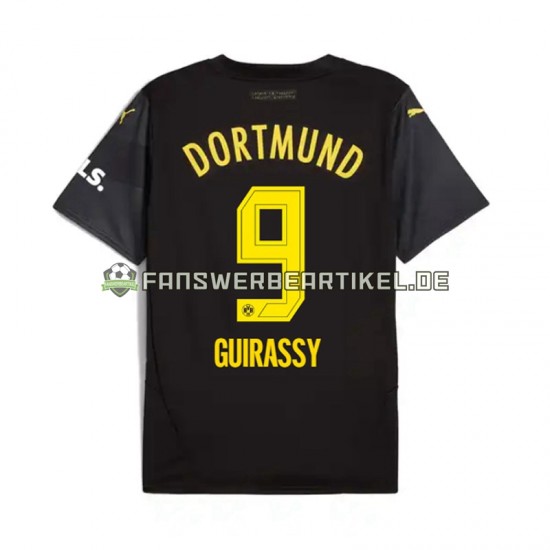 Serhou Guirassy 9 Trikot Borussia Dortmund Herren Auswärtsausrüstung 2024-2025 Kurzarm