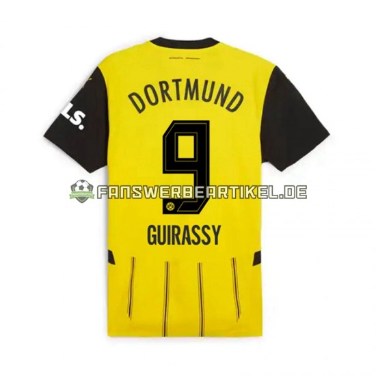 Serhou Guirassy 9 Trikot Borussia Dortmund Herren Heimausrüstung 2024-2025 Kurzarm