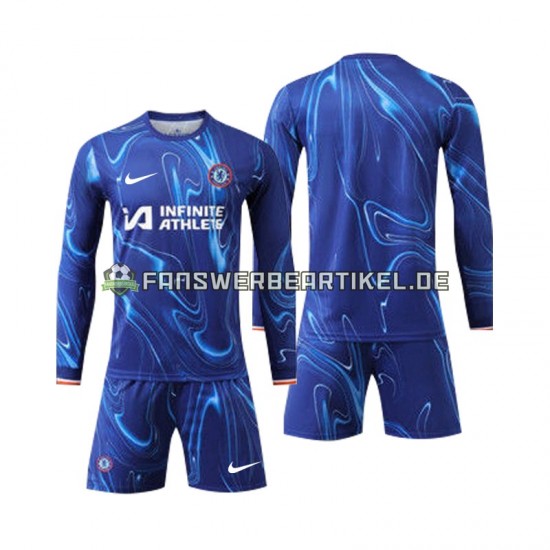 Trikot Chelsea Kinder Heimausrüstung 2024-2025 Langarm