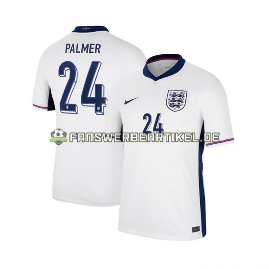 Cole Palmer 24 Trikot England Herren Heimausrüstung 2024 Kurzarm