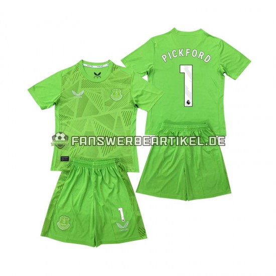 Pickford 1 Torwart Trikot Everton Kinder Heimausrüstung 2024-2025 Kurzarm