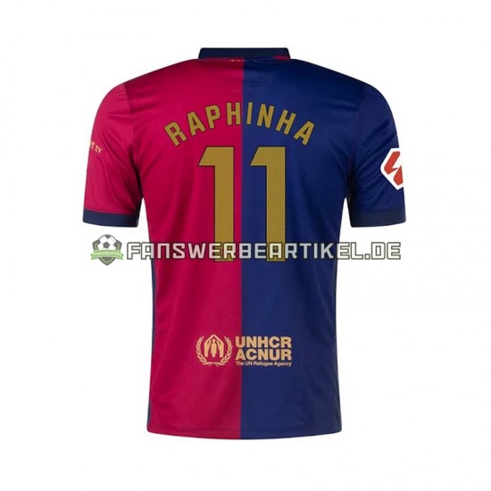 RAPHINHA 11 Trikot FC Barcelona Herren Heimausrüstung 2024-2025 Kurzarm