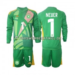 Manuel Neuer 1 Torwart Trikot Deutschland Kinder Ausweich ausrüstung 2024-2025 Langarm