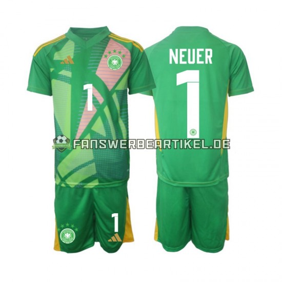 Manuel Neuer 1 Torwart Trikot Deutschland Kinder Ausweich ausrüstung 2024-2025 Kurzarm