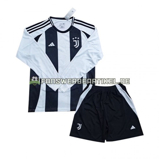 Trikot Juventus Turin Kinder Heimausrüstung 2024-2025 Langarm