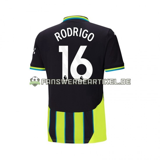 RODRIGO 16 Trikot Manchester City Herren Auswärtsausrüstung 2024-2025 Kurzarm